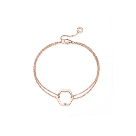 Bracelet Burato Amuleto Fine en or rose et diamants